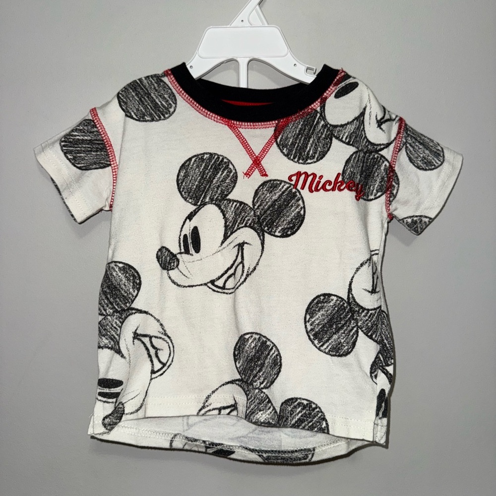 Playful Black and White Short Sleeve Tee
